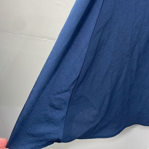 Zara Basics Dark Blue A line skirt size XS - Picture 2 of 11